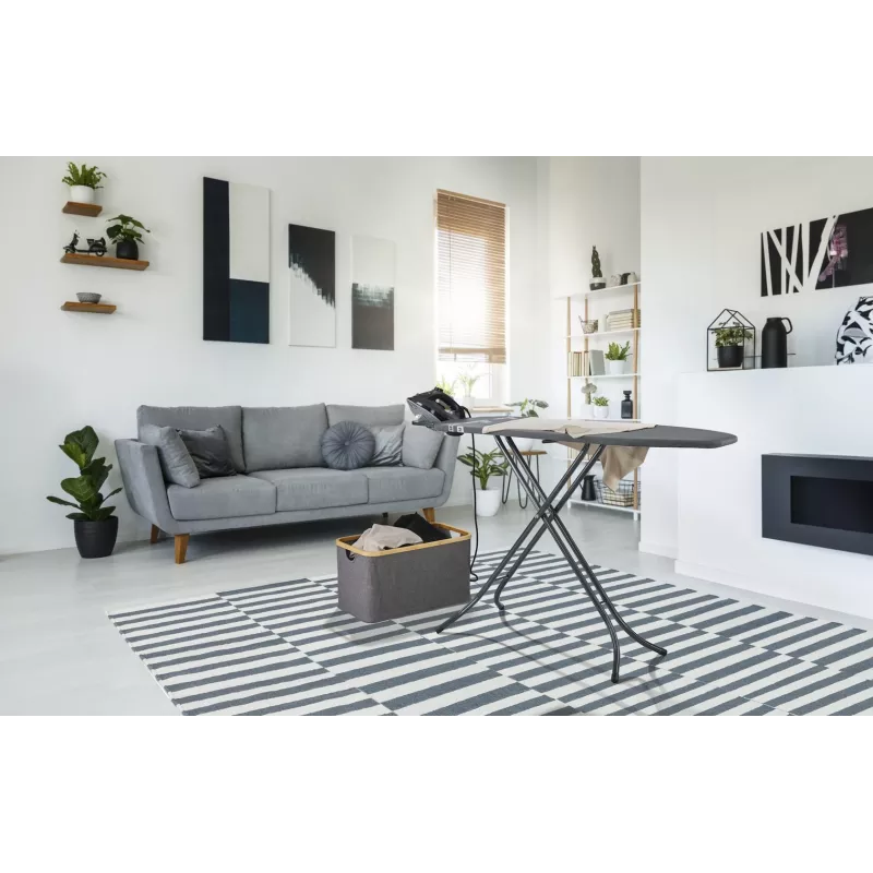 Täissuuruses triikimislaud Leifheit 72486 — laud 1200 x 380 mm, kõrgus 690–880 mm, kaal 4,6 kg