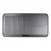 Elektriline lauagrill Rommelsbacher BBQ 2003 — 1900 W, 50×25 cm, sooneline + Teppanyaki, reguleeritav termostaat, hõbedane/must