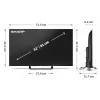 Sharp 32HF3865E 32-tolline nutiteleviisor Google TV-ga
