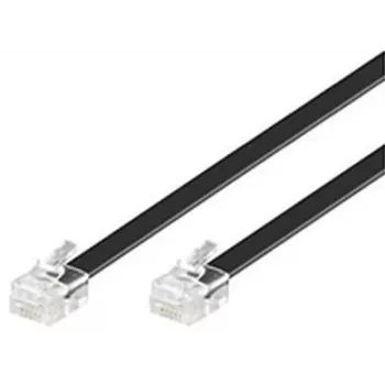 Telefonikaabel Microconnect MPK110B RJ12 RJ12 10 m Läbipaistev