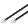 Telefonikaabel Microconnect MPK110B RJ12 RJ12 10 m Läbipaistev