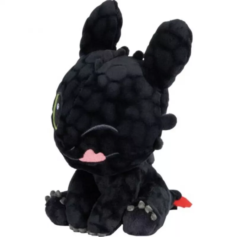 Dragons: Toothless, rõõmus, pehme mänguasi 18 cm