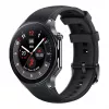 OnePlus Watch 2 - 46 mm - nutikell rihmaga - Fluoroelastomeer - Randme suurus: 140-210 mm - Ekraan 3,63 cm (1,43)