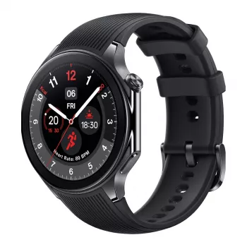 OnePlus Watch 2 - 46 mm - nutikell rihmaga - Fluoroelastomeer - Randme suurus: 140-210 mm - Ekraan 3,63 cm (1,43)