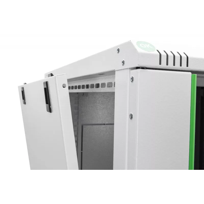 DIGITUS Professional Dynamic Basic Series DN-19 16U-6/6-EC - korpus - sobib seinakinnituseks - hall, RAL 7035 - 16U - 48,3 cm (19)