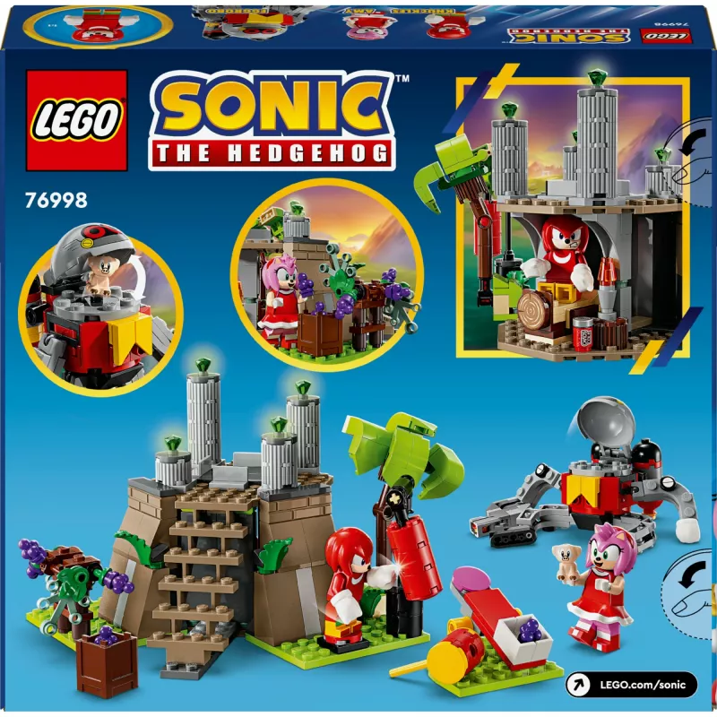 LEGO SONIC THE HEDGEHOG 76998 Knuckles ja Meistri Smaragdi Pühamu