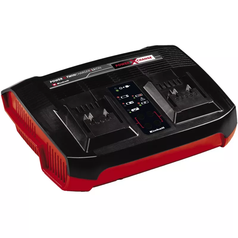 Akulaadija komplekt Einhell 2x 4,0 Ah Twincharger AC LED