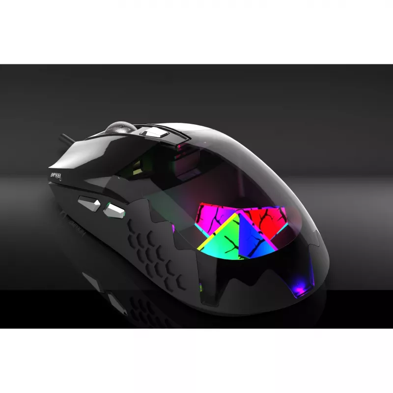 INCA Cian INCA Empousa 3D RGB LED 7200 DPI makroklahvidega privaatne mängurihiir