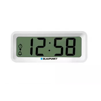 Äratuskell BLAUPUNKT CL04WH multifunktsionaalne kell, valge — termomeeter, kalender, kordusäratus, 88×37×21 mm
