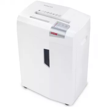 Paberipurustaja HSM X15, partikellõikus P-4, 23 cm töölaiusega, 16-leheline mahutavus, 26 L prügikast, hõbedane