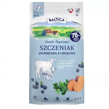 BALTICA regional flavours Junior Lamb with veal - kuiv koeratoit - 3 kg