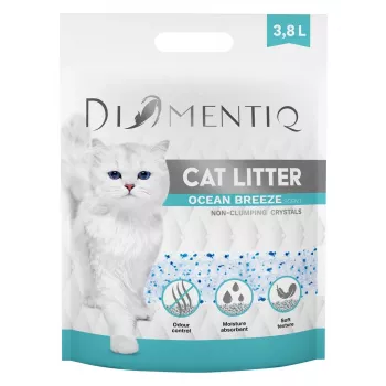 Klompuv kassiliiv DIAMENTIQ Diamentiq Ocean Breeze 3,8 l — Silikoongraanulid, 1,5 kg, antibakteriaalne, tolmuvaba