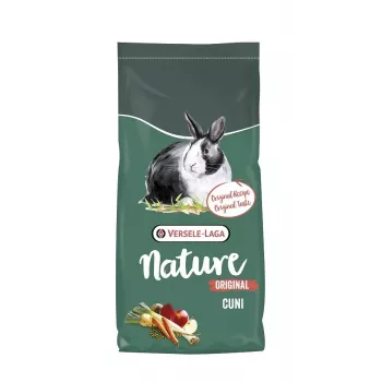 Küülikutoit VERSELE-LAGA Cuni Nature Originaal 9 kg — 14,5% valku, 13,5% toorkiudu, 4% rasva