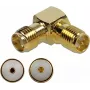 Juhtmeühendus DeLOCK 89953 SMA RP-SMA Kuldne