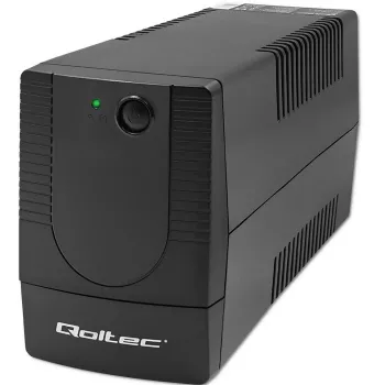 Qoltec 53774 katkematu toiteallikas (UPS) Line-Interactive 1 kVA 600 W 1 vahelduvvoolu pistikupesa