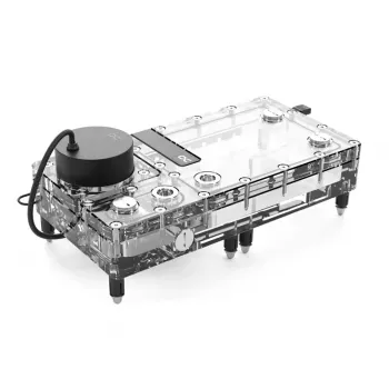 Alphacool Core Flat Reservoir 240, koos VPP-pumbaga - parem