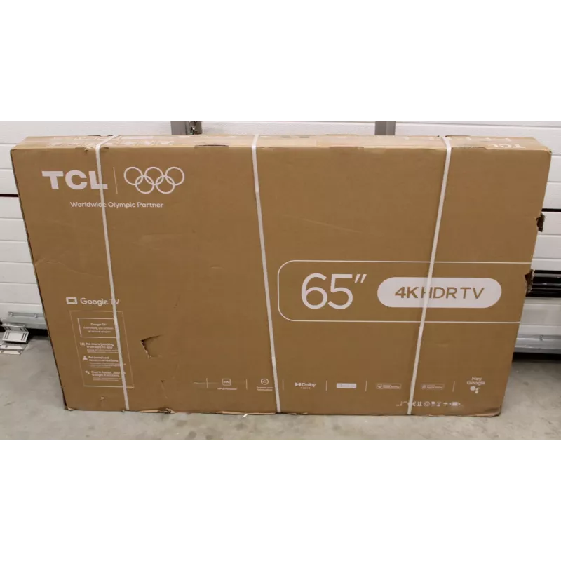 TCL 65V6C 65-tolline LED 4K nutiteler Google TV-ga — 65 tolli (kahjustatud pakend)