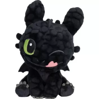 Dragons: Toothless, rõõmus, pehme mänguasi 18 cm