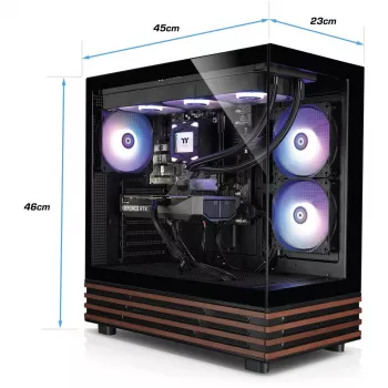 FTW A-Line LCS 5060Ti D5, mänguarvuti must/läbipaistev, Windows 11 Home