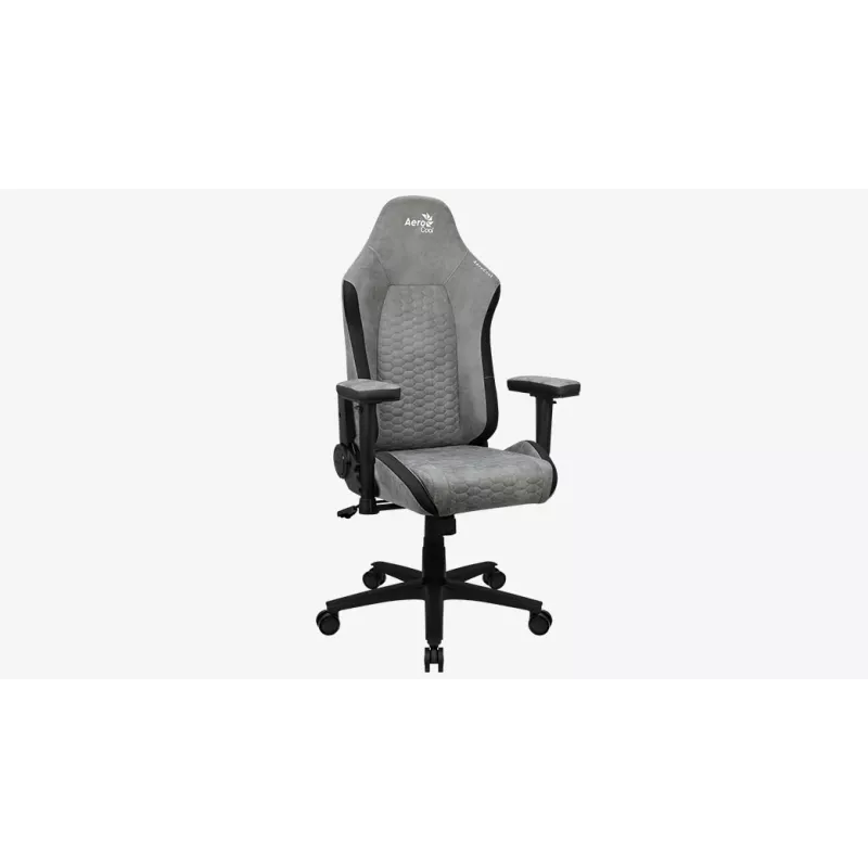 Aerocool Crown AeroSuede universaalne mängutool polsterdatud istmega, kivihall