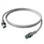 Sacon EasyLan DualBoot PushPull - paigalduskaabel - RJ-45 (M) - RJ-45 (M) - 3 m - STP - CAT 6a - IEEE 802.5/IEEE 802.3 - vormitud - hall (CPP1OAAAAA0030)