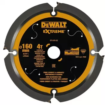 Lõikeketas laminaadile ja tsementkrohvplaadile DeWalt DT1470 160x20 mm 40T