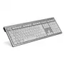 Klaviatuur Logickeyboard SKB-AJPU-DE Universal USB QWERTZ Saksa Alumiinium Valge