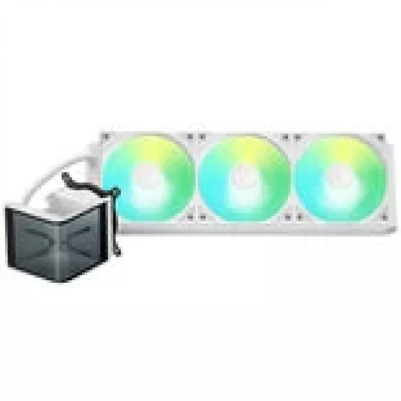 Lian Li O11 Vision Compact + TRYX PANORAMA SE ARGB Complete Liquid Cooling - Valge, 360mm