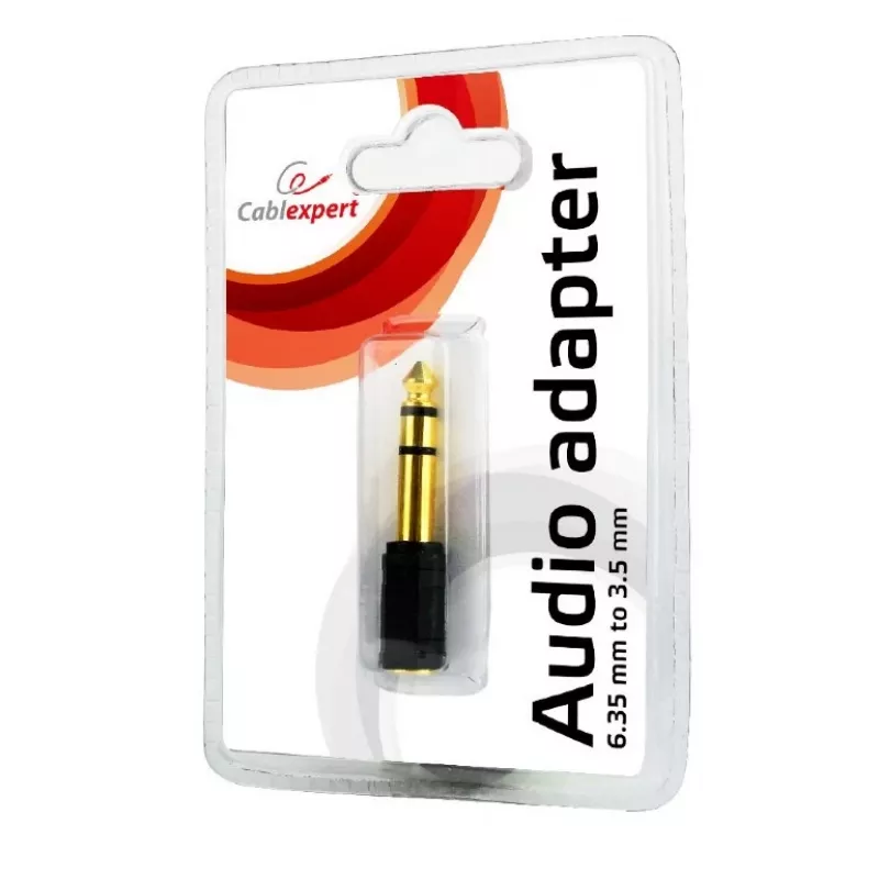 Cablexpert | 6,35 mm kuni 3,5 mm stereoheliadapteri pistik | A-6.35M-3.5F | 6,35 mm (M) | 3,5 mm (F)