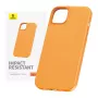 Telefonikate iPhone 15 Plus jaoks Baseus Fauxther seeria (oranž)