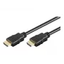 Wentronic goobay Series 2.0 - Highspeed - HDMI-Kabel mit Ethernet - HDMI männlich zu HDMI männlich - 15 m - Doppelisolierung - Schwarz - 4K Ultra HD s