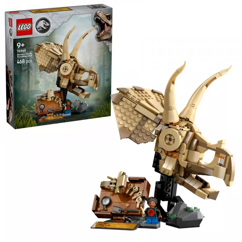 LEGO JURASSIC WORLD 76969 Dinosauruste fossiilid: Triceratopsi kolju