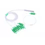Kaablijagaja Extralink Splitter 1:8 PLC SC/APC 900um 1.5m roheline valge
