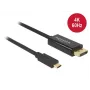 Delock kaabel USB Type-C Plug > Displayport Plug (DP Alt Mode) 4K 60 Hz 3m must