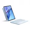 Klaviatuur Inateck KB04122 QWERTZ Bluetooth puuteplaadiga, sisseehitatud 500 mAh akuga, sinine