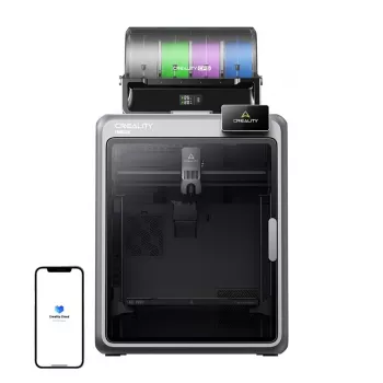 3D-printer Creality K2 Pro Combo — ehitusalus 300×300×400 mm, kahekordne ekstruuder