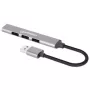 Manhattan USB-A 4-pordiline jaotur, 4x USB-A porti (1x 5 Gbps USB 3.2 Gen1 ehk USB 3.0, 3 x 480 Mbps USB 2.0), USB-toitega (välist toiteallikat pole vaja), alumiinium