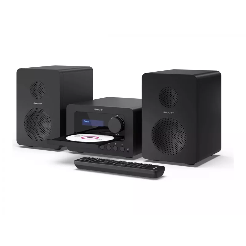 Sharp TOKYO FM Hi-Fi Mikrosüsteem | XL-B514(BK) | AUX-sisend | Bluetooth | CD-mängija | FM-raadio