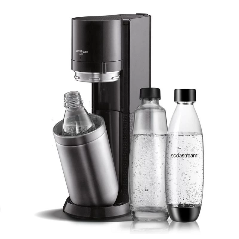 Soda Maker SodaStream DUO Must Roostevaba Teras