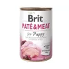 Märg koeratoit Brit Paté & Meat Puppy Chicken 400 g — märg pasteet kutsikatele, teraviljavaba, 75% niiskust, 11,5% valku