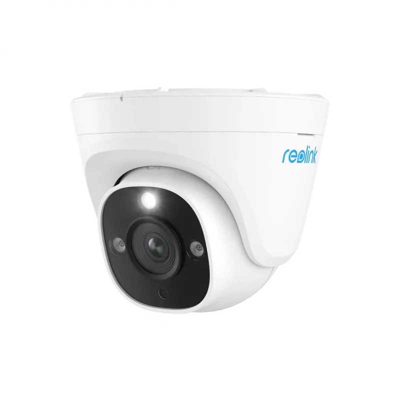 IP-turvakaamera Reolink P344 Dome — 12 MP (4512×2512), 4 mm objektiiv, PoE/DC, IP67, 30 m IR, valge tornkaamera, 100°×50° vaatenurgad