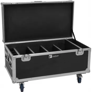 Roadinger Flightcase 4× AKKU Multiflood IP 8×10W RGBW Wash jaoks (mudel 31005243)