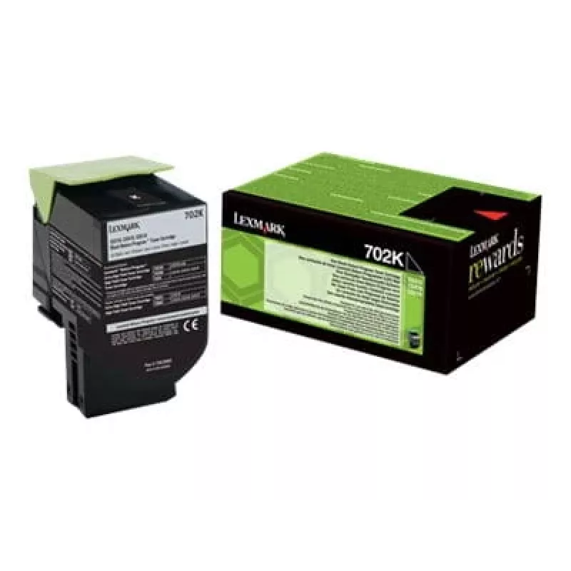 Toonerkassett Lexmark 702K R 3000 lehekülge must