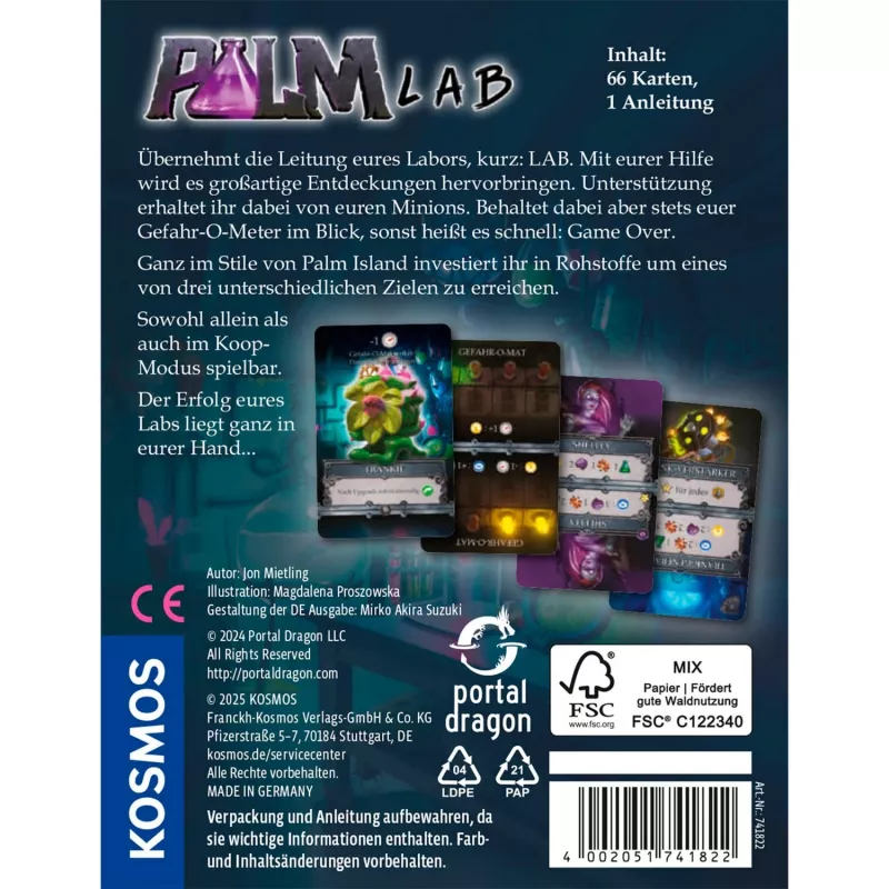 Palm Lab, kaardimäng