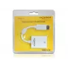 Videokaabli adapter DeLOCK 61765 DisplayPort DVI-I-le 0,125 m