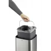 Durable TOUCH 12L ristkülikukujuline roostevaba teras hõbedane must