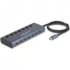 DeLOCK 63410 USB 3.2 Gen 1 USB-C jaotur 5000 Mbit/s sinine