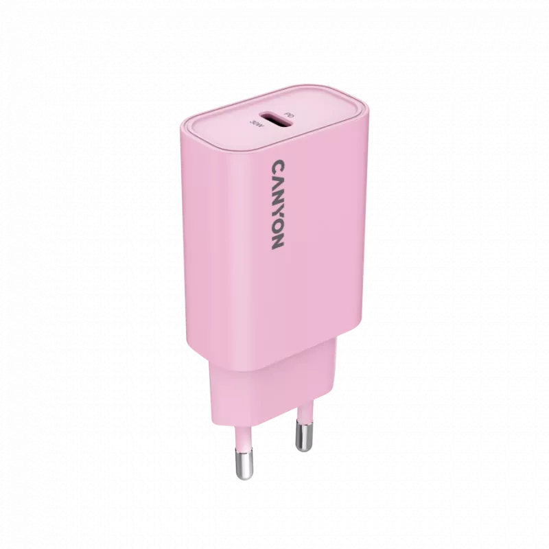 CANYON laadija OnCharge 30CL Max Power 30W 1xPD EU roosa