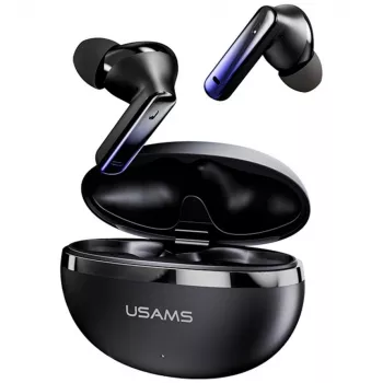 Bluetooth kõrvaklapid Usams TWS E02 ANC+ENC must
