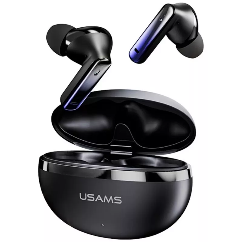 Bluetooth kõrvaklapid Usams TWS E02 ANC+ENC must